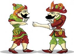 ocuklara Karagz ve Hacivat oyunu